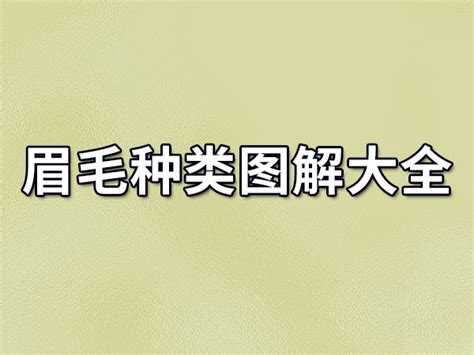 剃眉毛 面相|眉毛面相图解大全：28种眉毛类型图文详细分析！